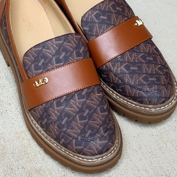 Michael Kors Parker Lug Loafer - Brown, size 8M - Picture 2 of 13